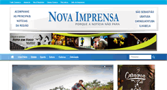 Desktop Screenshot of novaimprensa.com