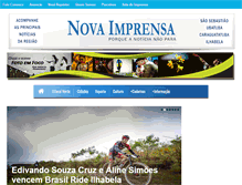 Tablet Screenshot of novaimprensa.com